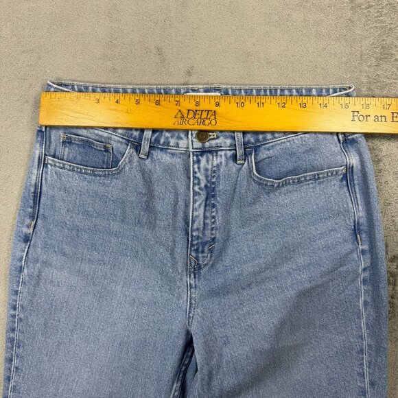 Vineyard Vines Womens Light Wash High Rise Frayed Denim Jeans Stretch - Picture 7 of 9